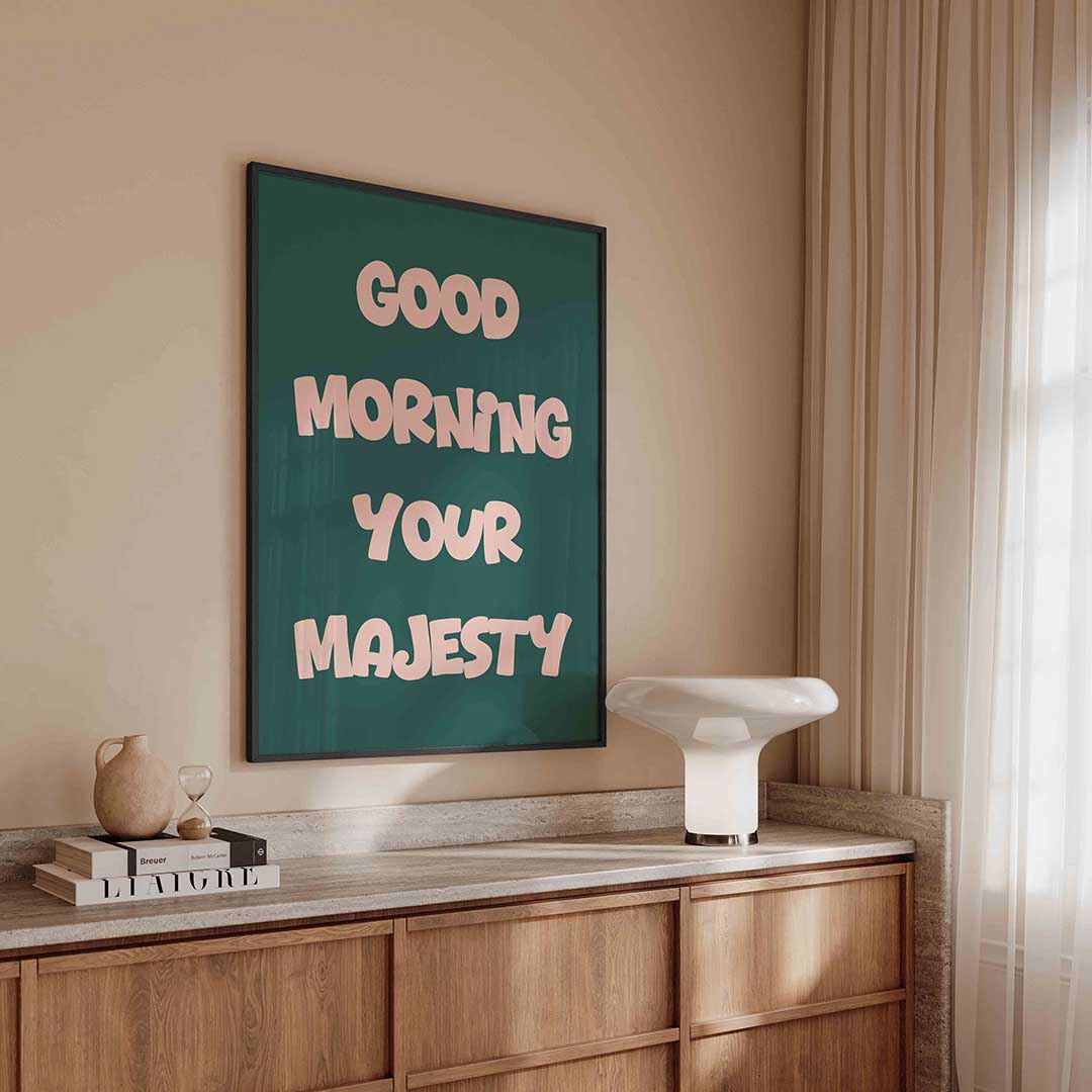 Good morning tekst Poster