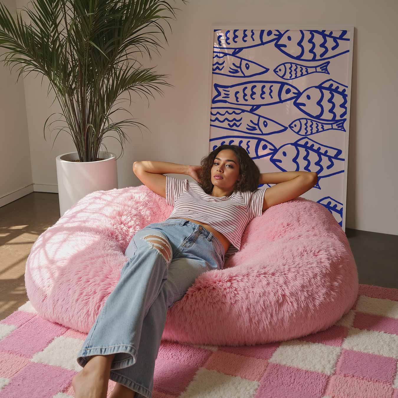 Vispatroon Kunstposter-WallArtistic