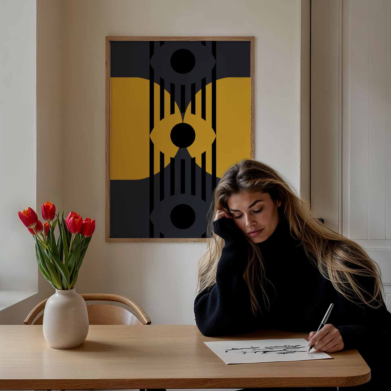 Geometrische Kunstposter