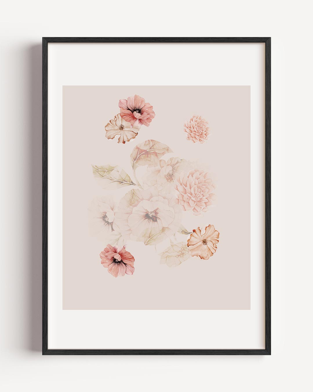 Elegante Bloemenpracht Poster-WallArtistic