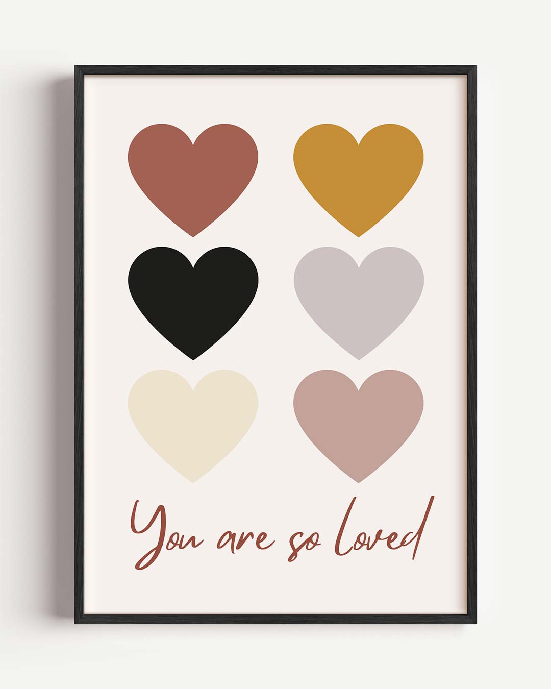 Warme Hartjes Poster-WallArtistic