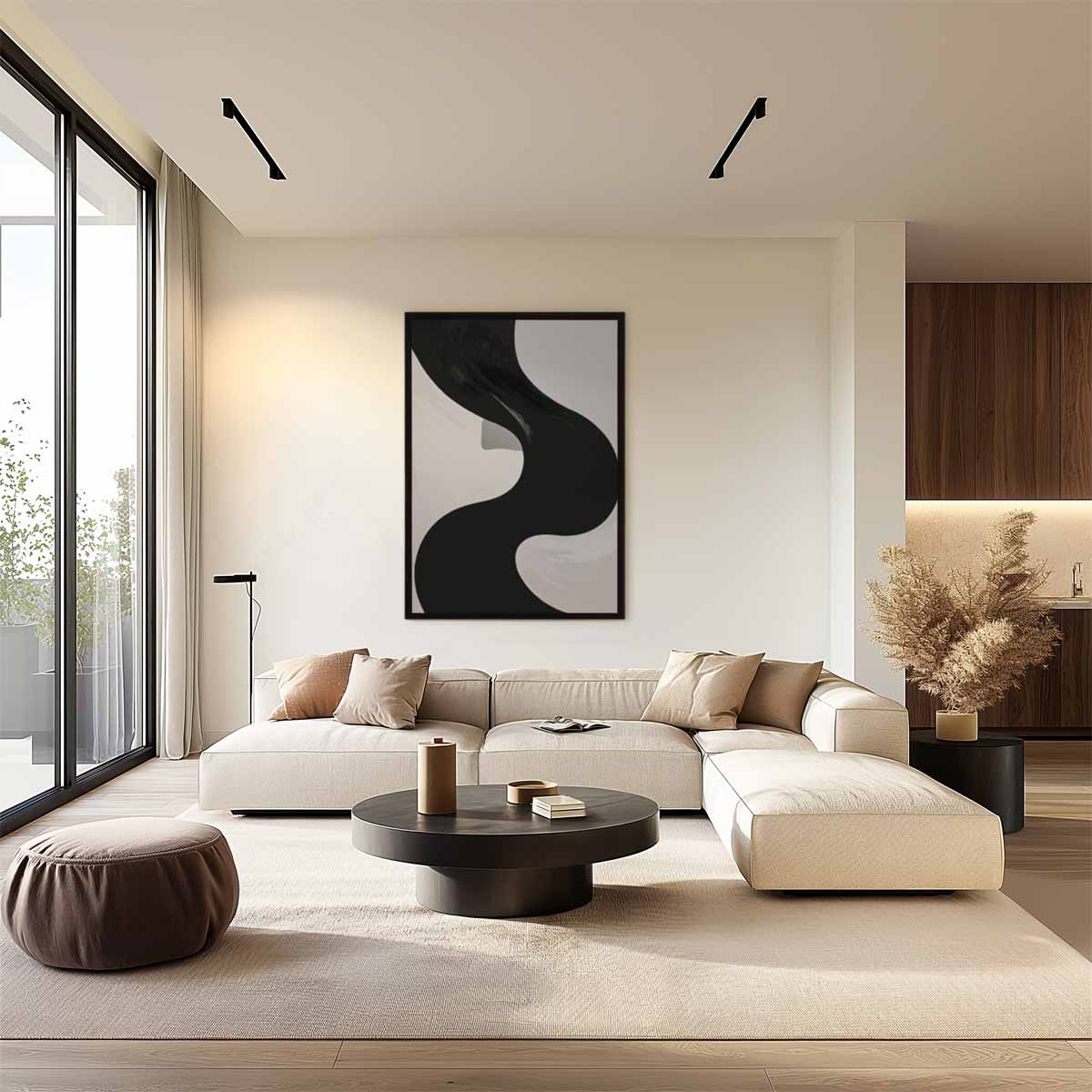 Stromende Schaduw Kunstwerk-canvas-dibond-plexiglas-wanddecoratie-WallArtistic