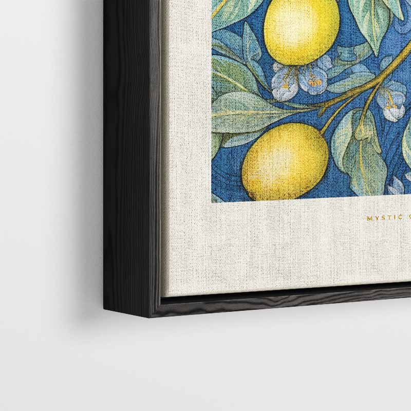 Citroenboom Botanische Print Kunstwerk-canvas-dibond-plexiglas-wanddecoratie-WallArtistic