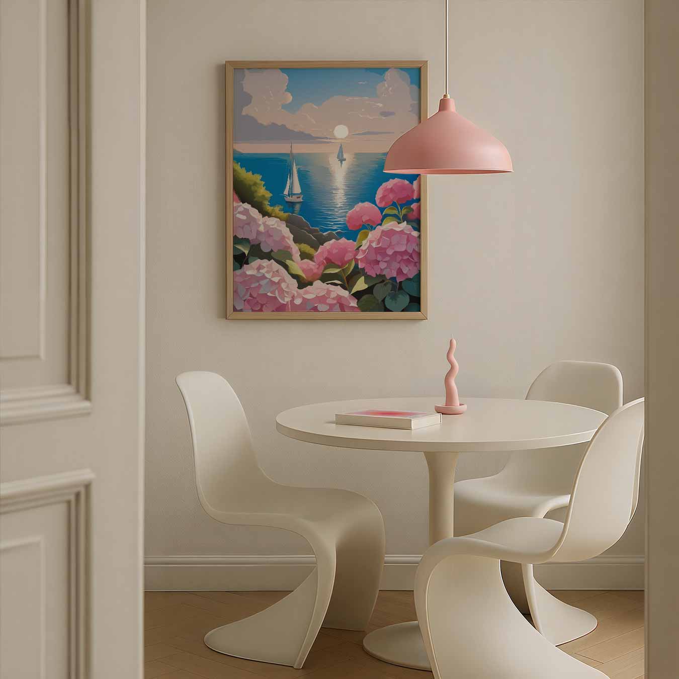 Zomerse Zeilavonturen bij Zonsondergang Poster-WallArtistic