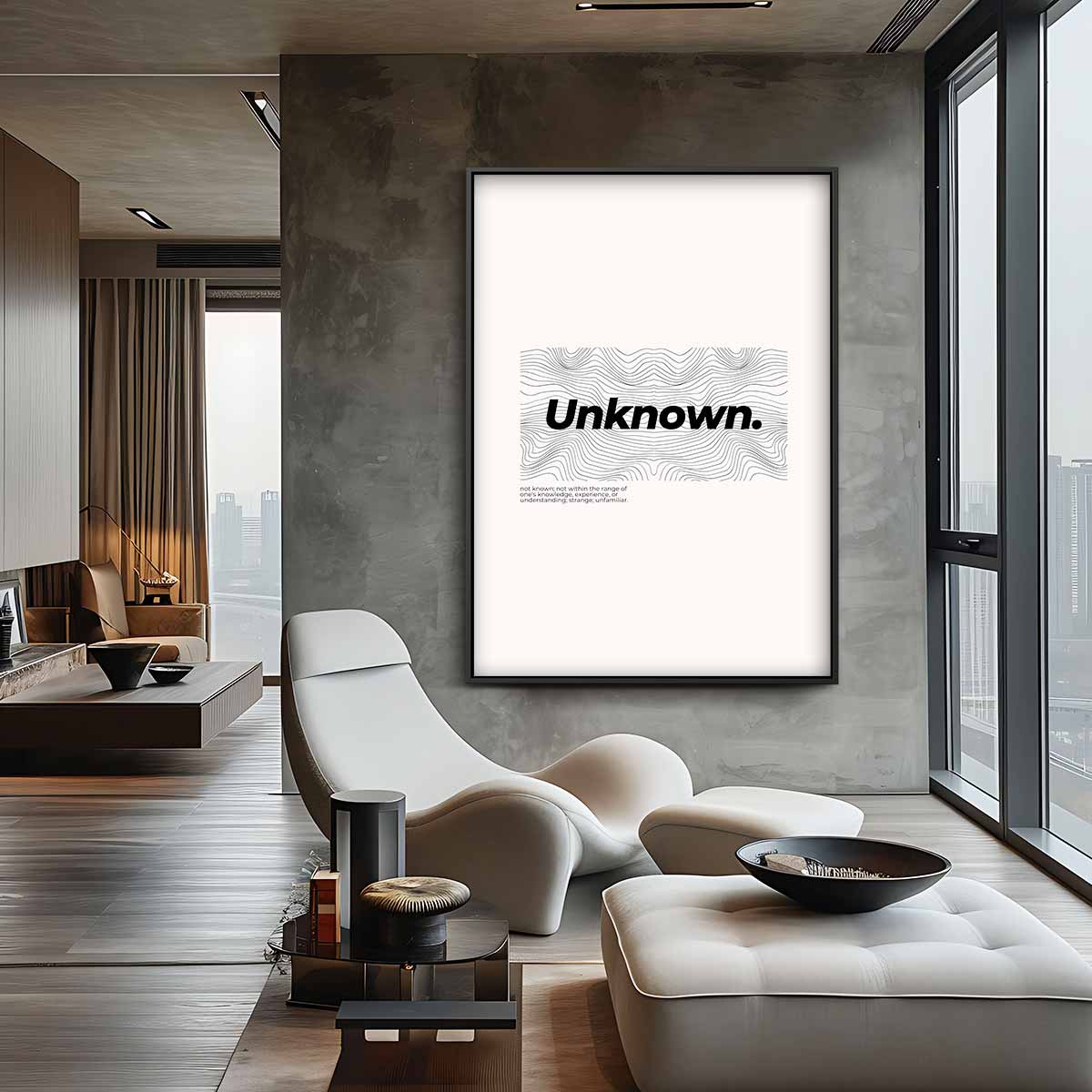 Onbekend Landschap Kunstwerk-canvas-dibond-plexiglas-wanddecoratie-WallArtistic
