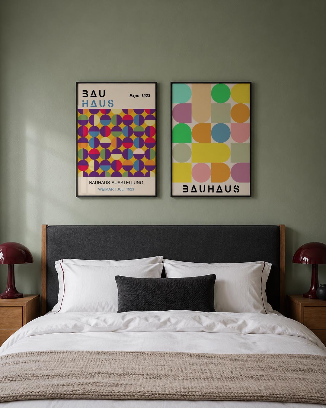 Kleurrijke cirkelpatronen Posterset