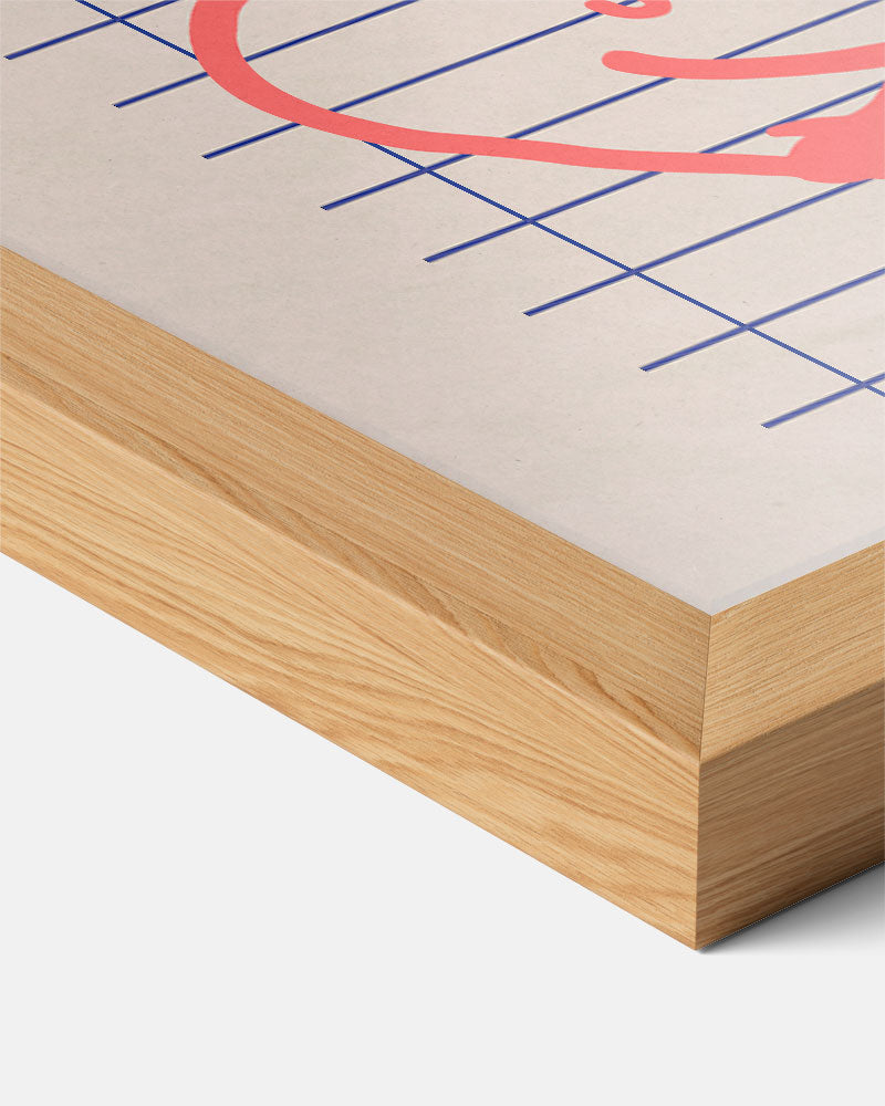 Valentijnsdag Poster "Be My Valentine"-WallArtistic