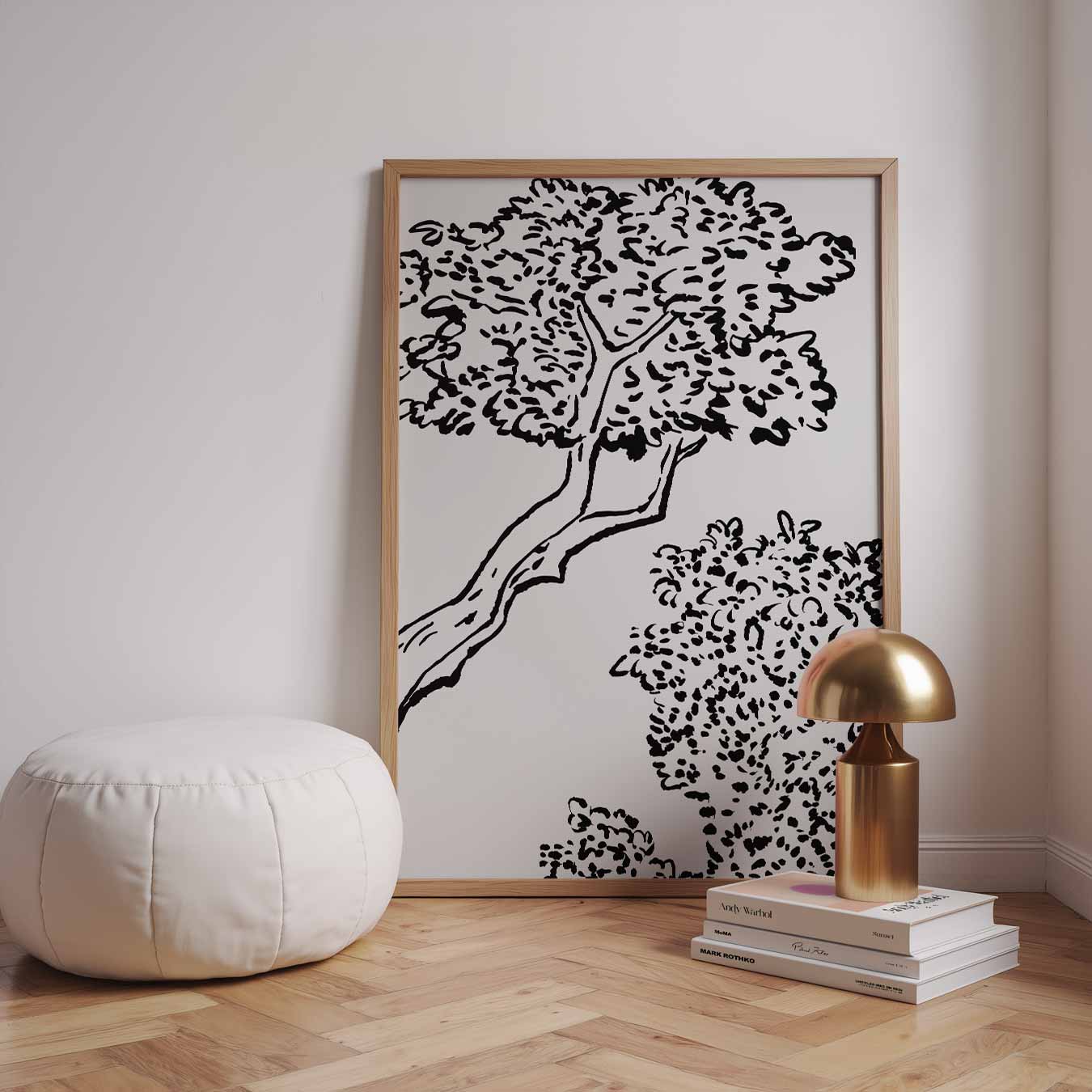 Tijdloze Boomillustratie Poster