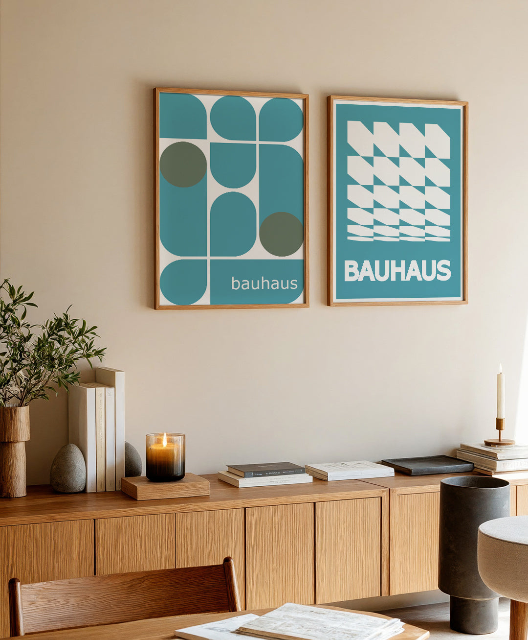 Vormen en vlakken Posterset