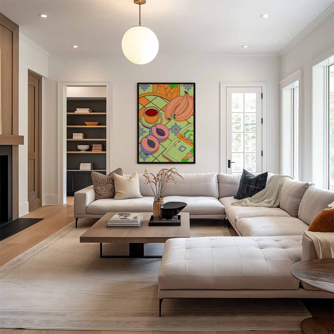 Abstract kunstwerk Kunstwerk-canvas-dibond-plexiglas-wanddecoratie-WallArtistic