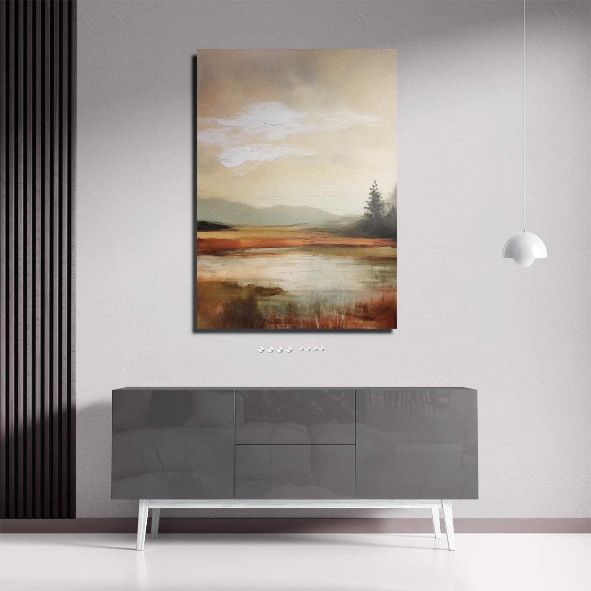 Rustieke Herfstlandschap Kunstwerk-canvas-dibond-plexiglas-wanddecoratie-WallArtistic