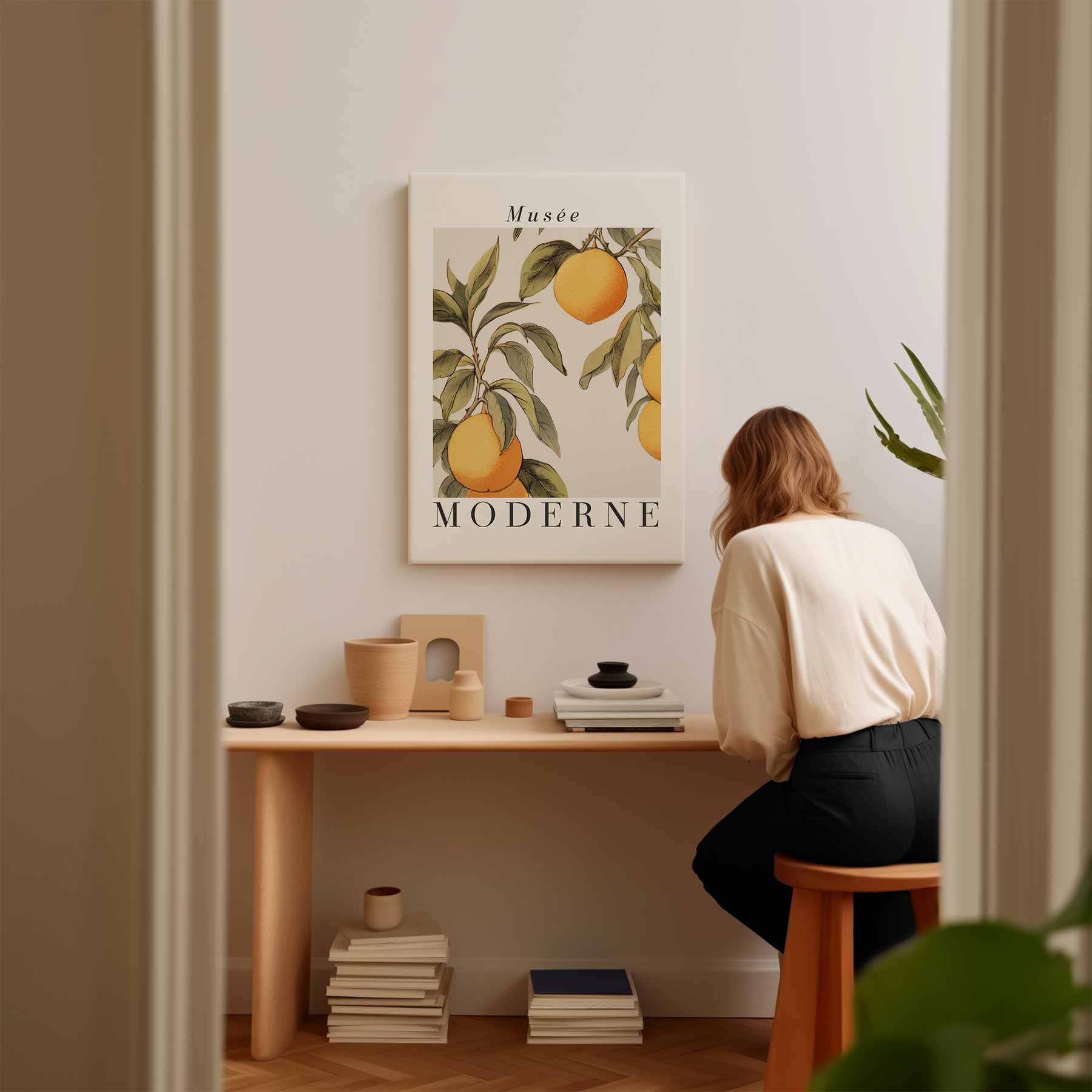 Moderne Citrus Kunstprint Kunstwerk-canvas-dibond-plexiglas-wanddecoratie-WallArtistic