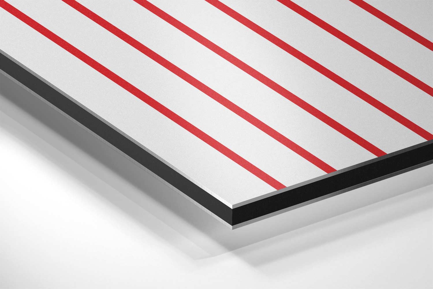 Moderne Rode Boog Kunstwerk-canvas-dibond-plexiglas-wanddecoratie-WallArtistic