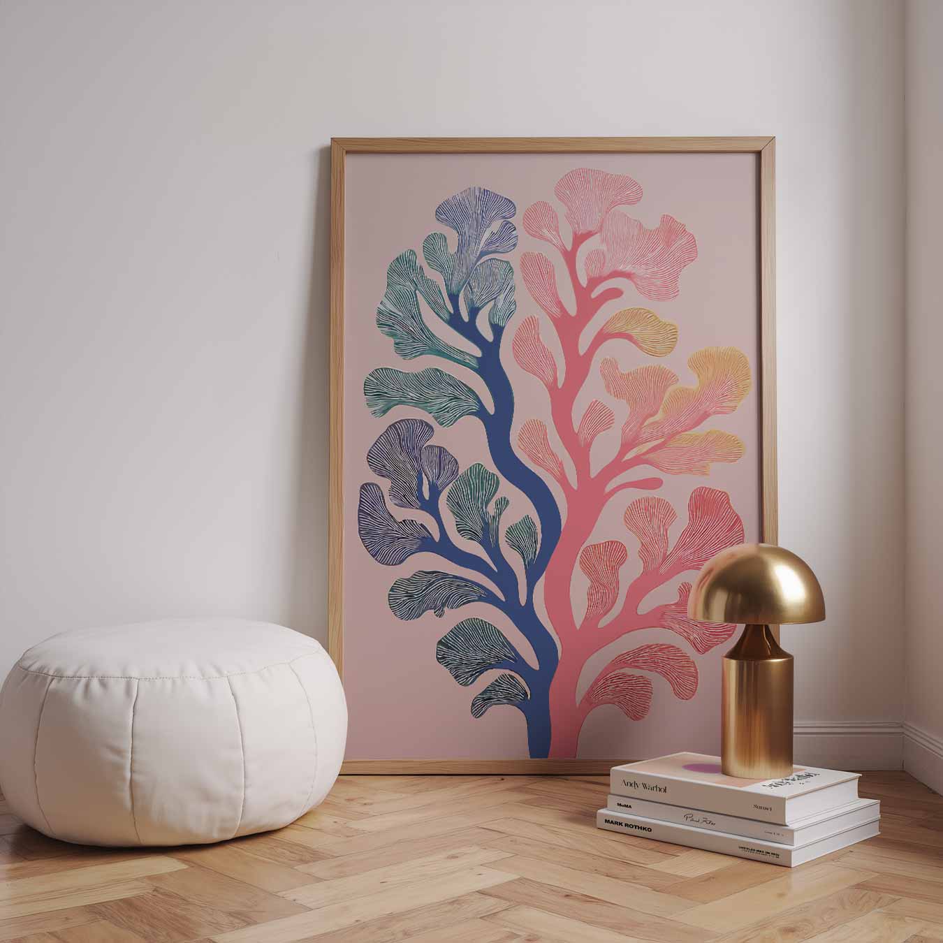 Abstracte Botanische Kunstposter-WallArtistic