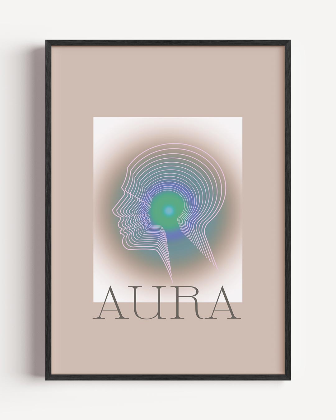 Aura Abstracte Kunstposter-WallArtistic