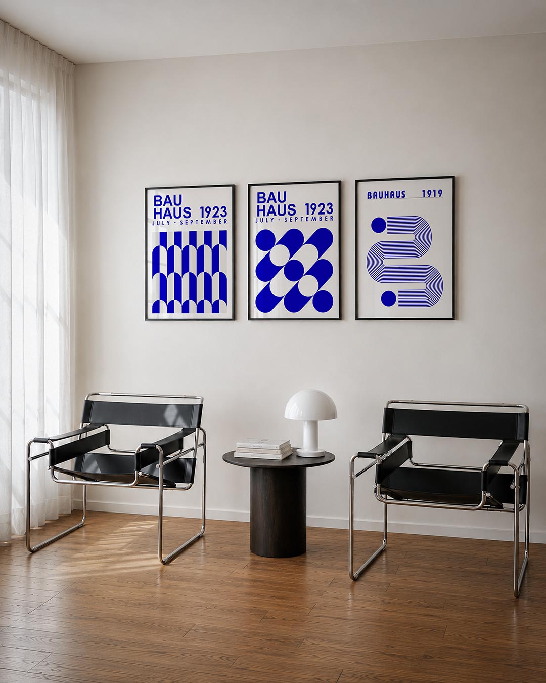 Kleurvlakken en lijnen Posterset
