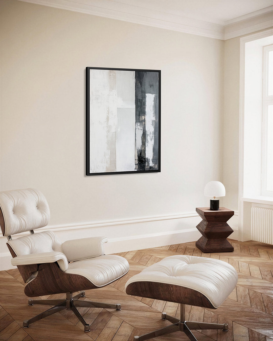 Gelaagde compositie Kunstwerk