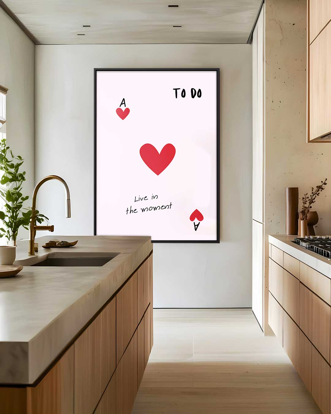 Speelse Hartenkaart Inspiratie Kunstwerk-canvas-dibond-plexiglas-wanddecoratie-WallArtistic