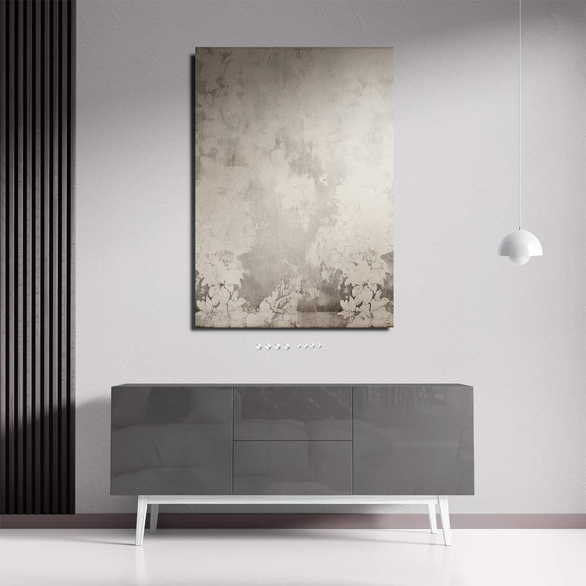 Dromerige Bloemensluier Kunstwerk-canvas-dibond-plexiglas-wanddecoratie-WallArtistic