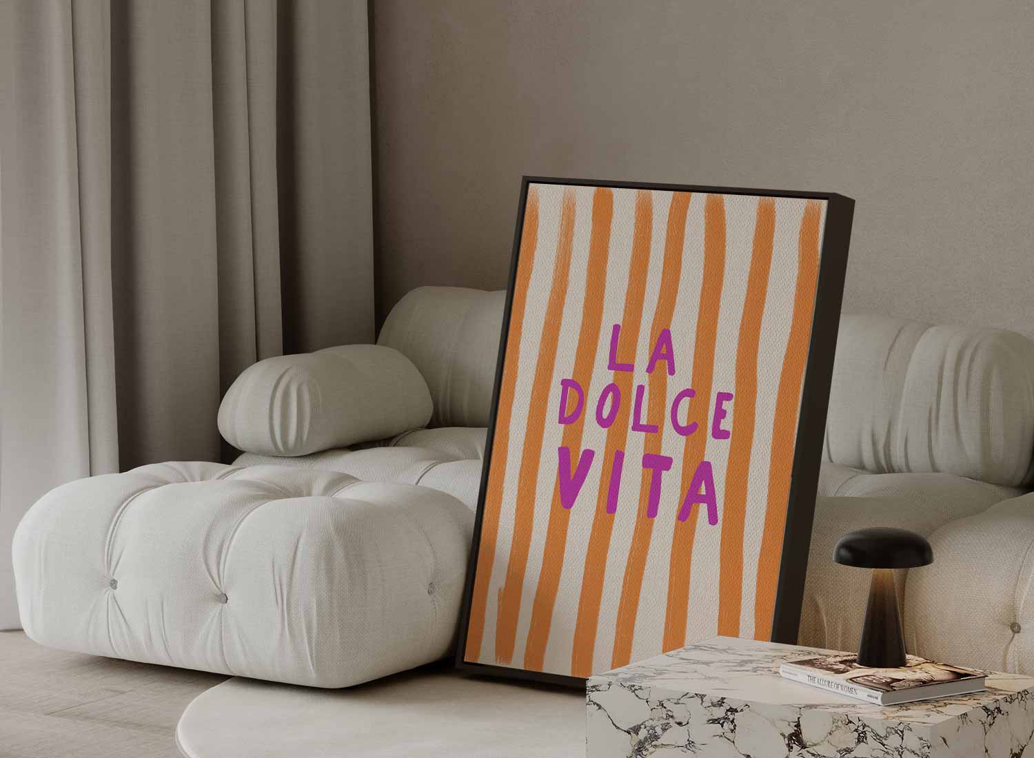 La Dolce Vita Kunstwerk-canvas-dibond-plexiglas-wanddecoratie-WallArtistic