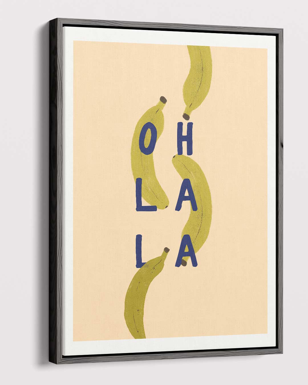 Ohlala Bananenprint Kunstwerk-canvas-dibond-plexiglas-wanddecoratie-WallArtistic