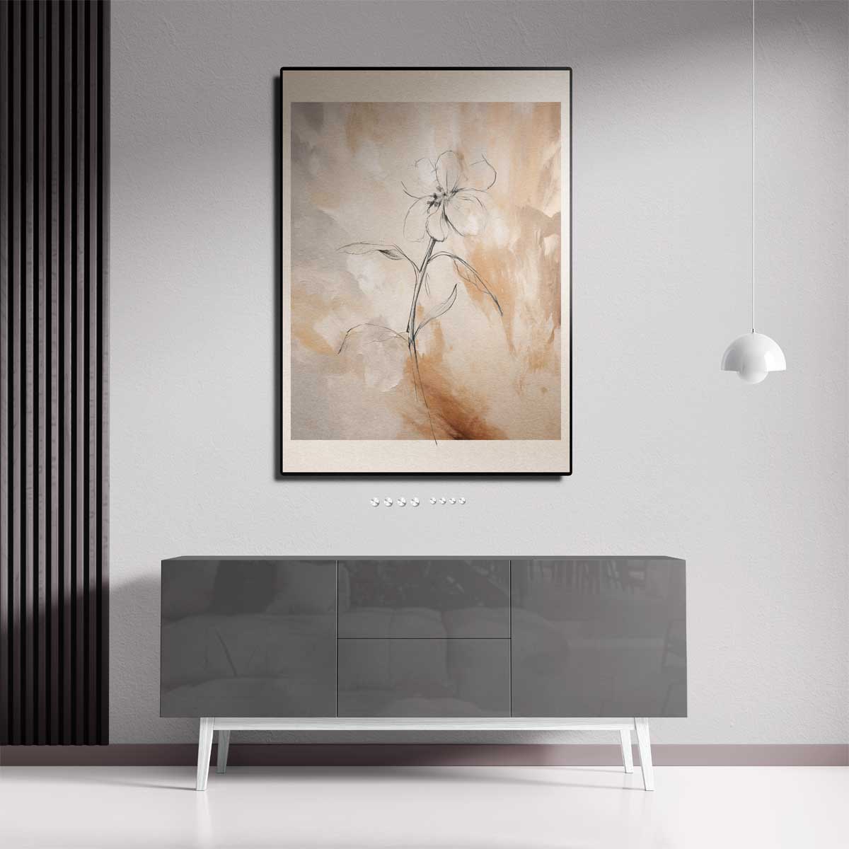 Elegante Bloemzang Kunstwerk-canvas-dibond-plexiglas-wanddecoratie-WallArtistic