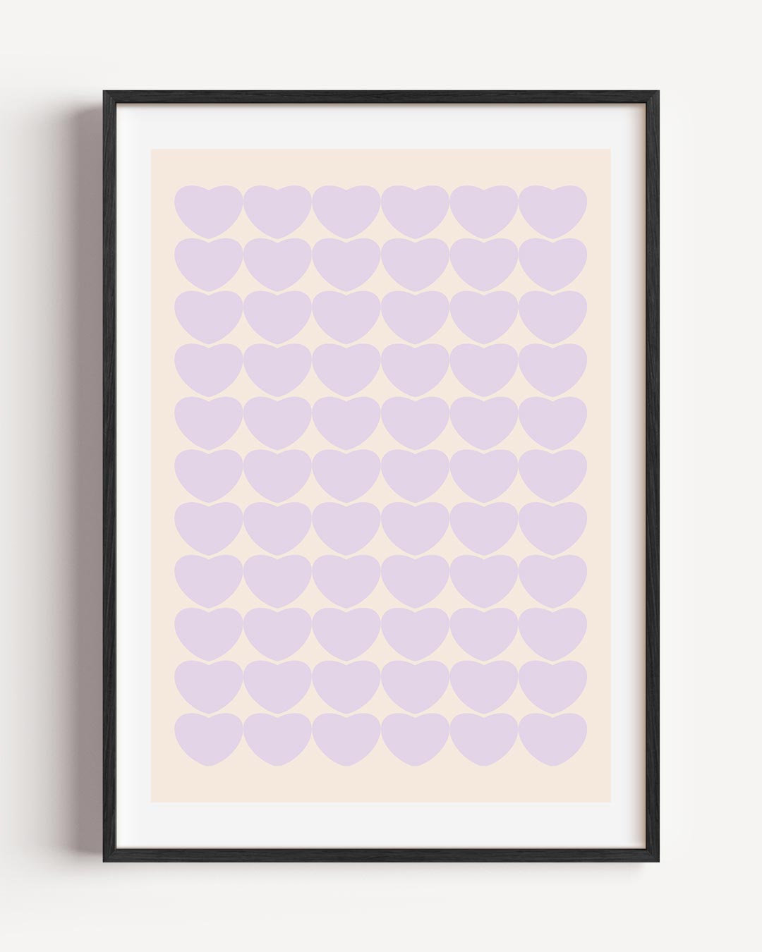 Hartjesliefde Wanddecoratie Poster-WallArtistic