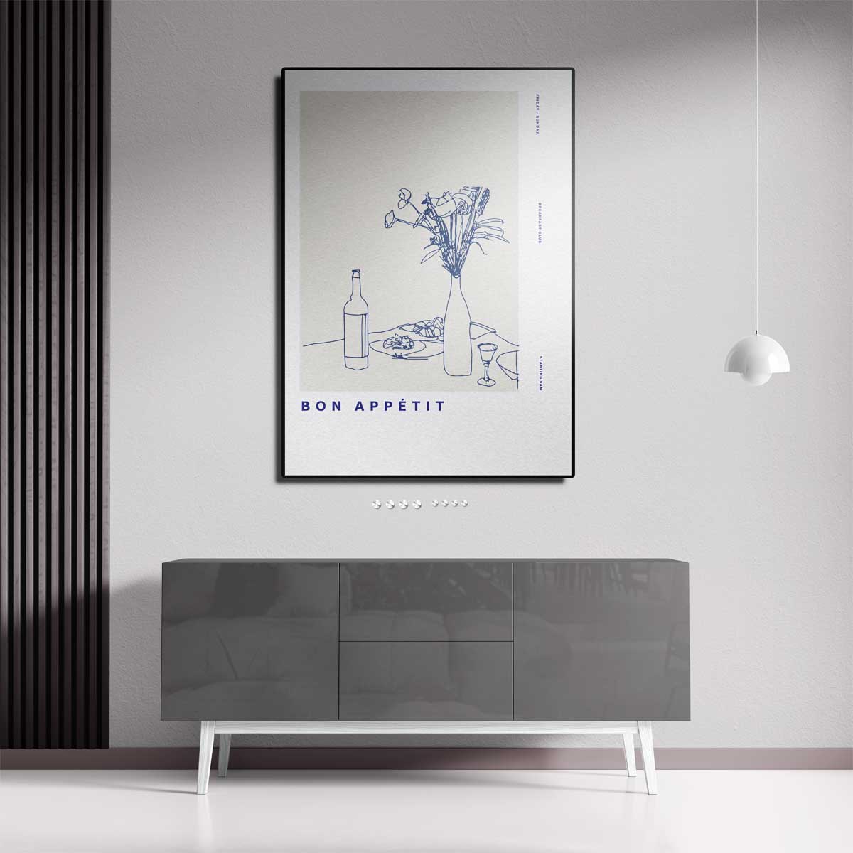 Bon Appétit Tafelkunst Kunstwerk-canvas-dibond-plexiglas-wanddecoratie-WallArtistic