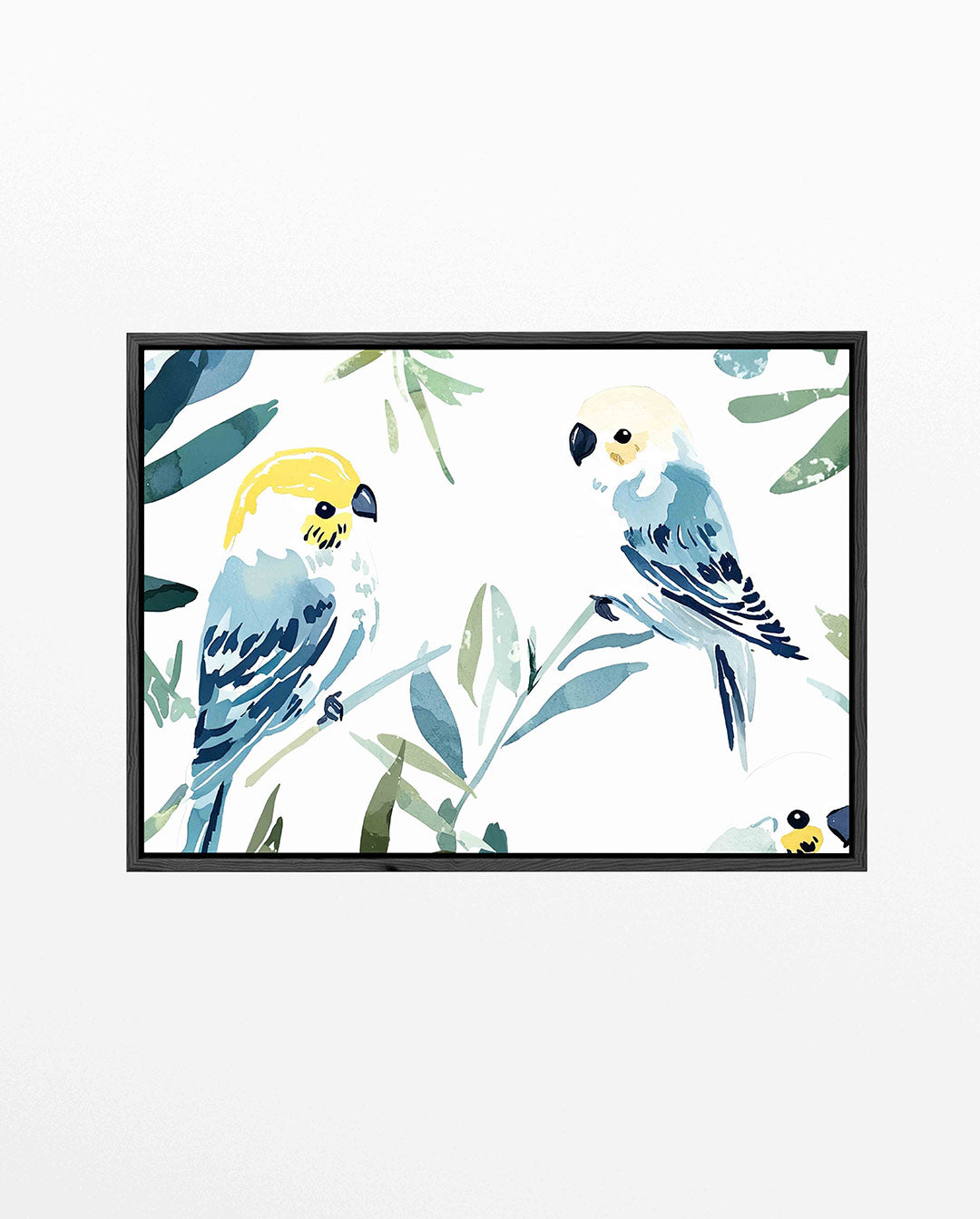 Vogels en bladeren Kunstwerk
