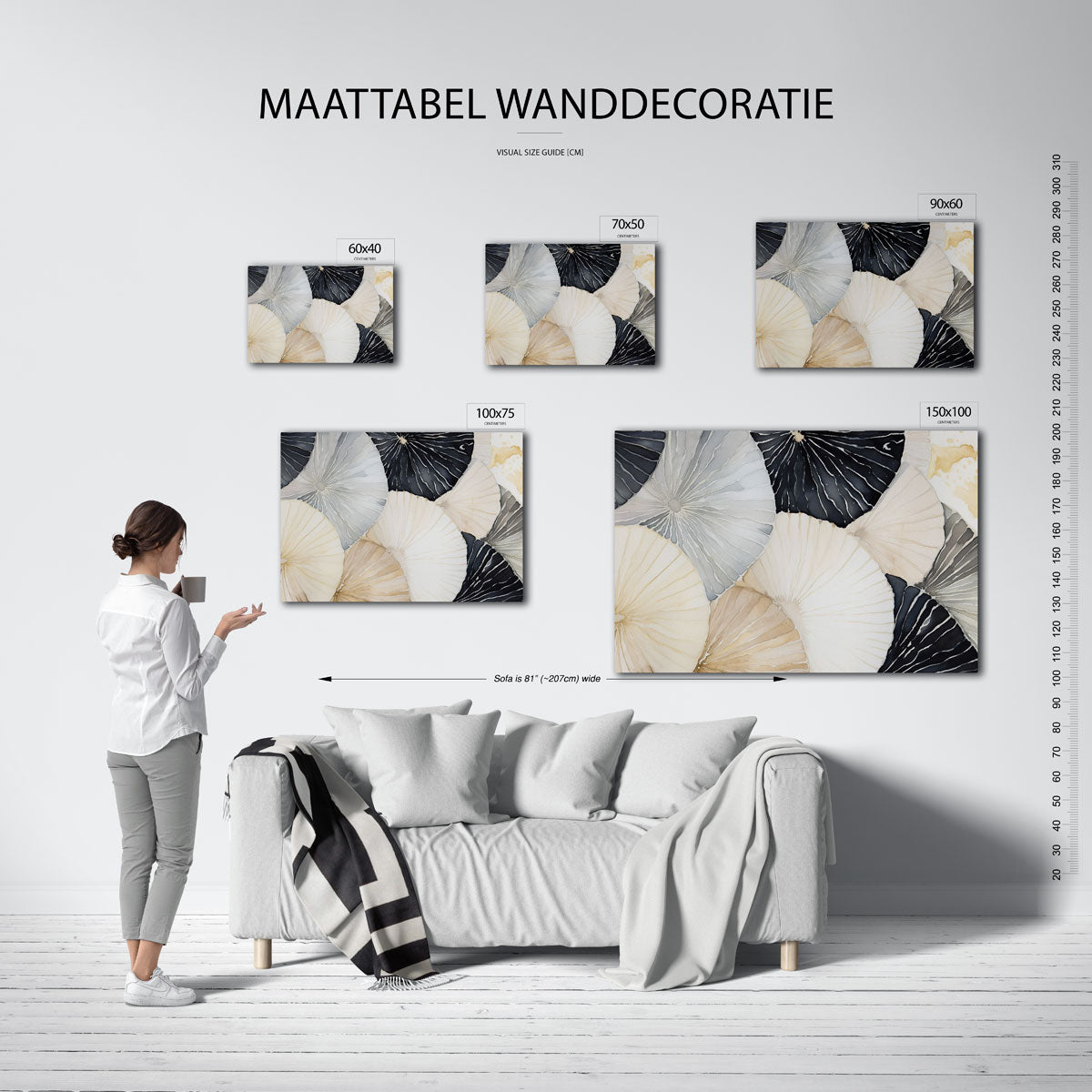 Organische vormen Kunstwerk