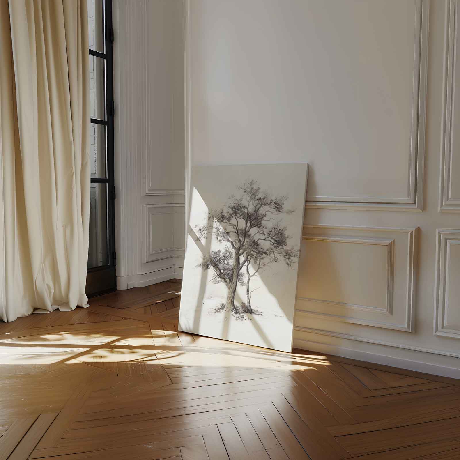 Tweeklanken van de Natuur Kunstwerk-canvas-dibond-plexiglas-wanddecoratie-WallArtistic