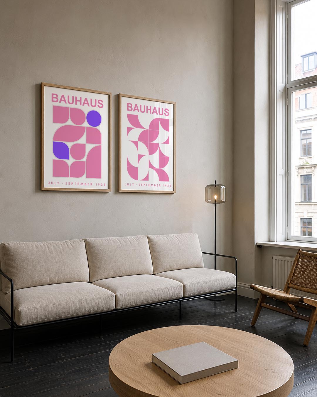Vormenspel en kleur Posterset