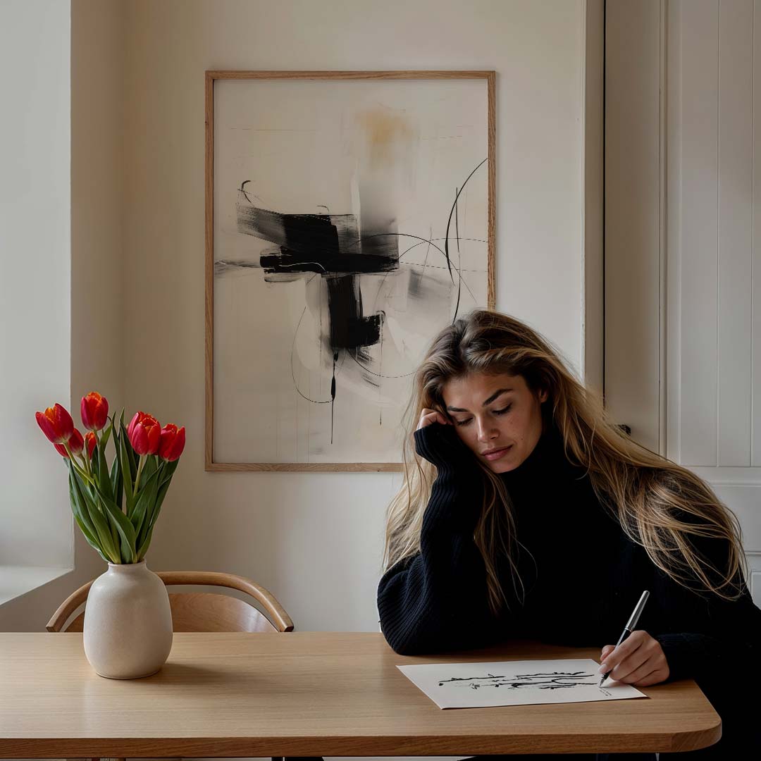 Moderne Abstracte Kunstposter-WallArtistic