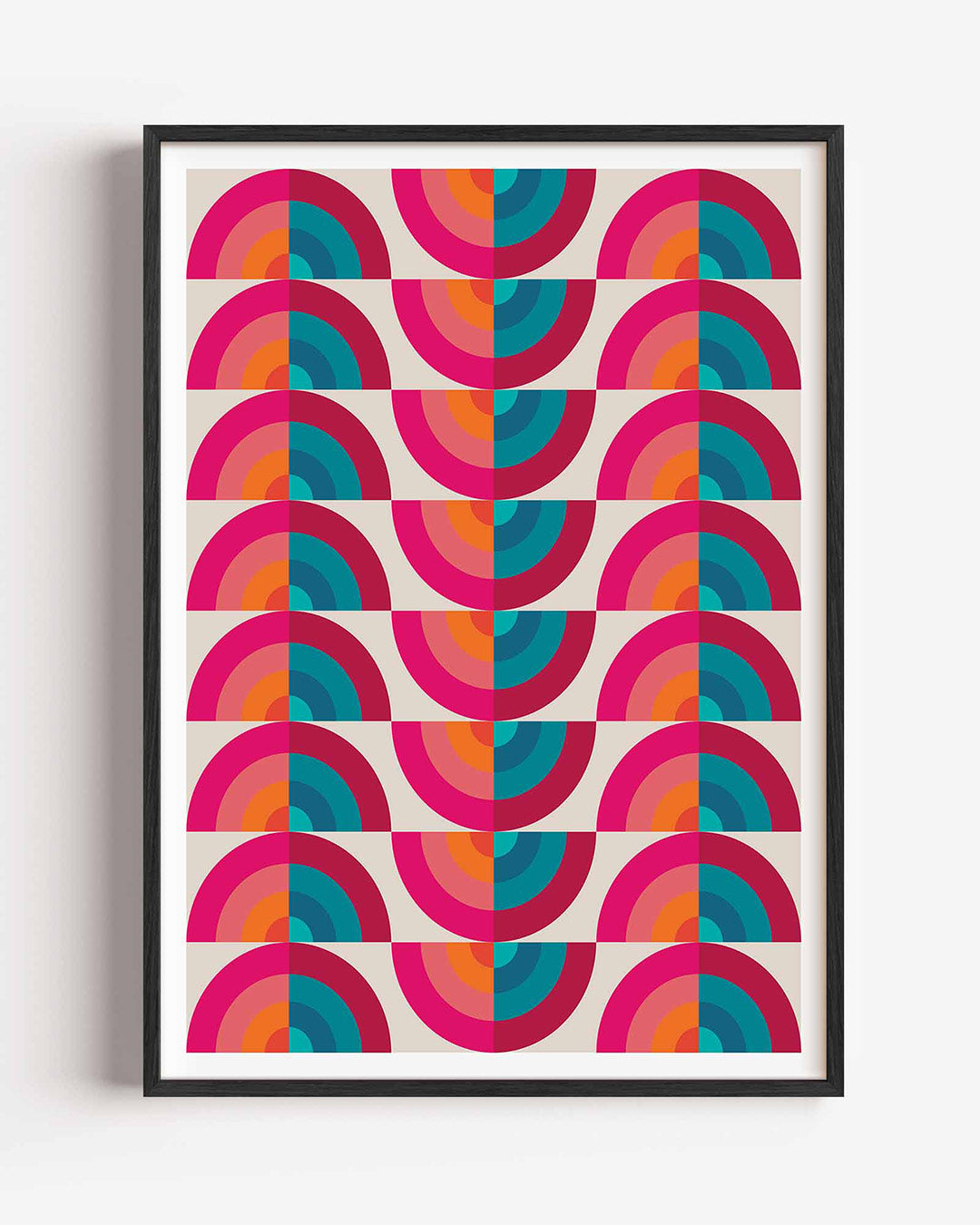 Kleurvlakken ritme Poster