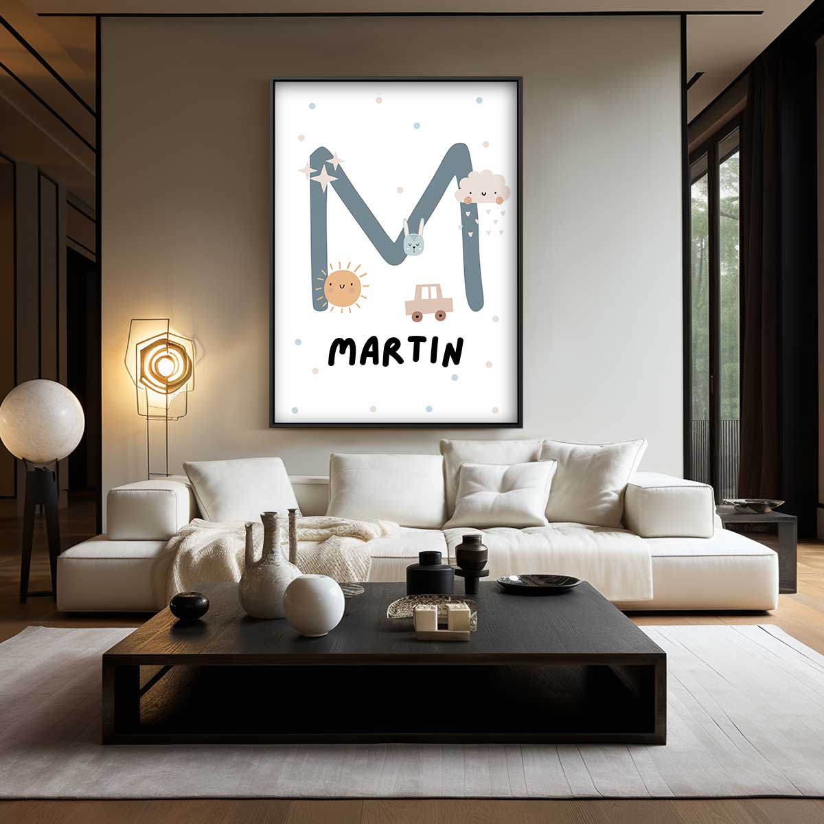 Kinderkamer Poster Met Naam Kunstwerk-canvas-dibond-plexiglas-wanddecoratie-WallArtistic