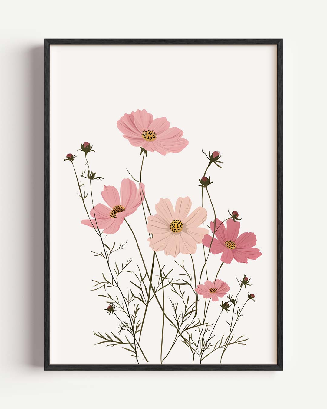 Bloemrijke Elegantie Poster-WallArtistic