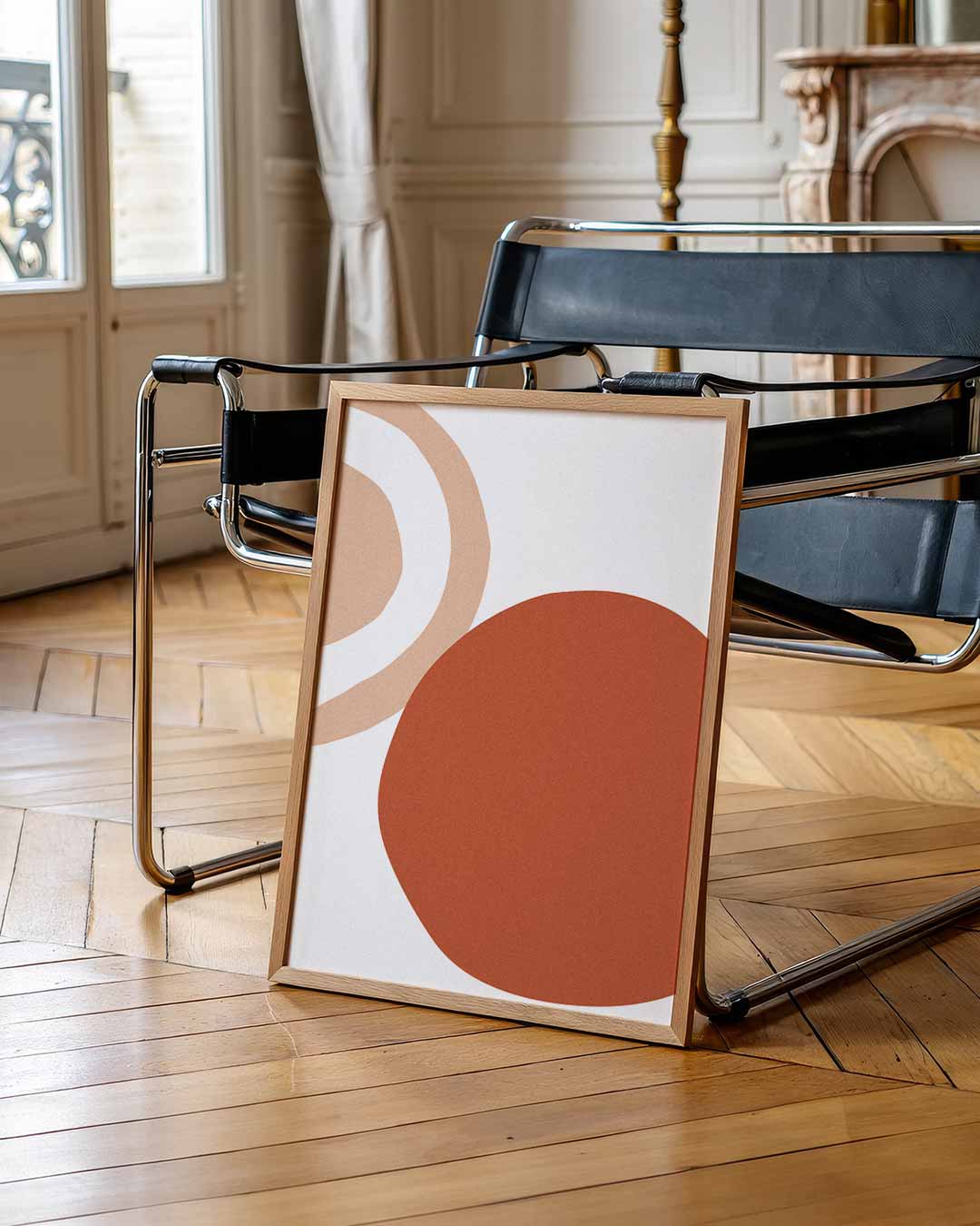 Abstracte Cirkel Compositie Poster-WallArtistic