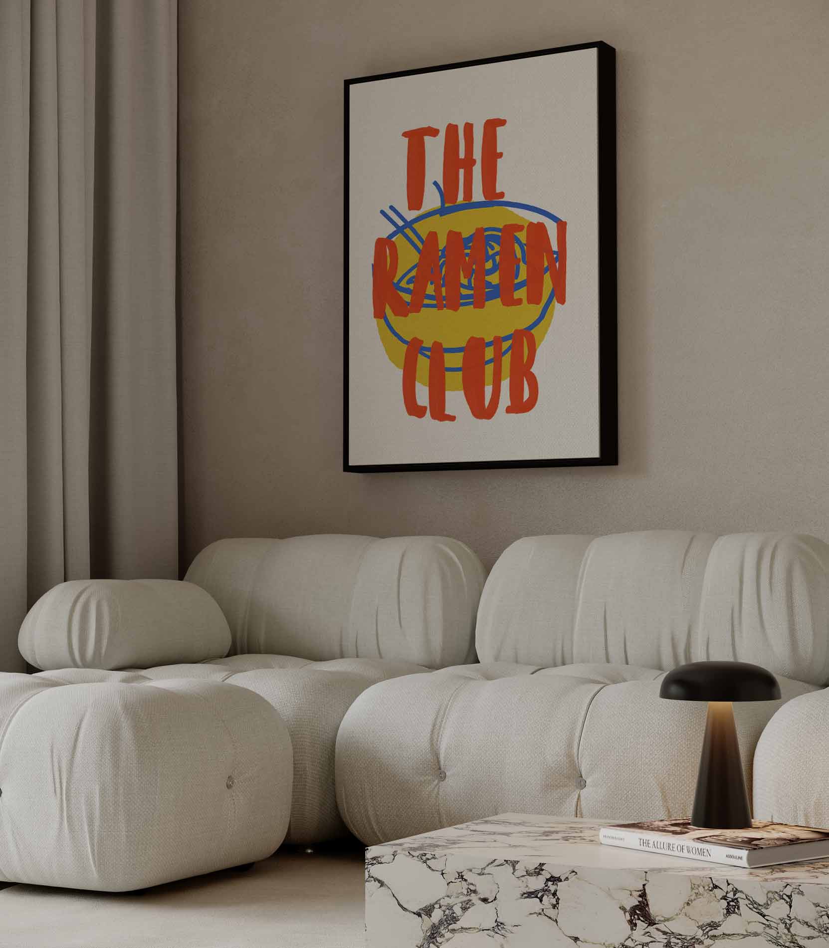 Ramen Club Kunstwerk-canvas-dibond-plexiglas-wanddecoratie-WallArtistic