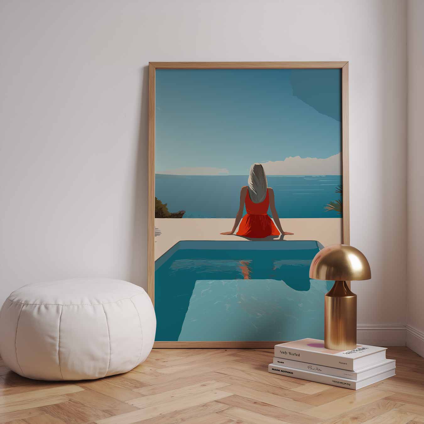 Droomachtige Zomeruitzicht Poster-WallArtistic