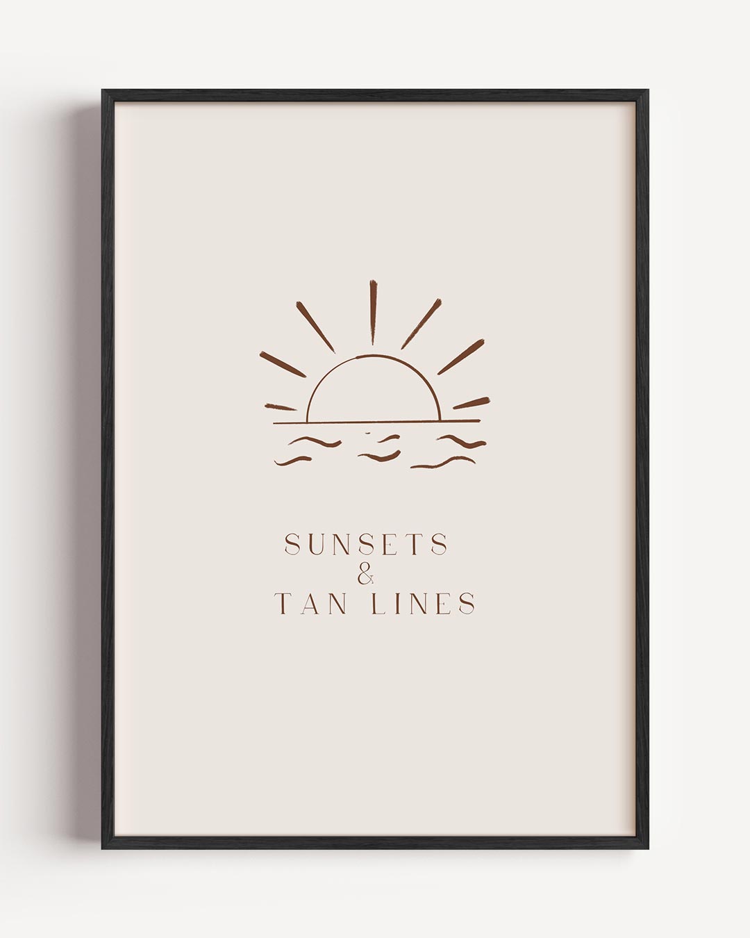 Zonsondergang Vibes Poster-WallArtistic