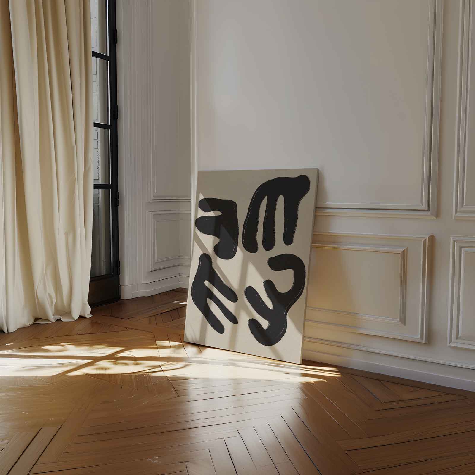Vormen van Verbinding Kunstwerk-canvas-dibond-plexiglas-wanddecoratie-WallArtistic