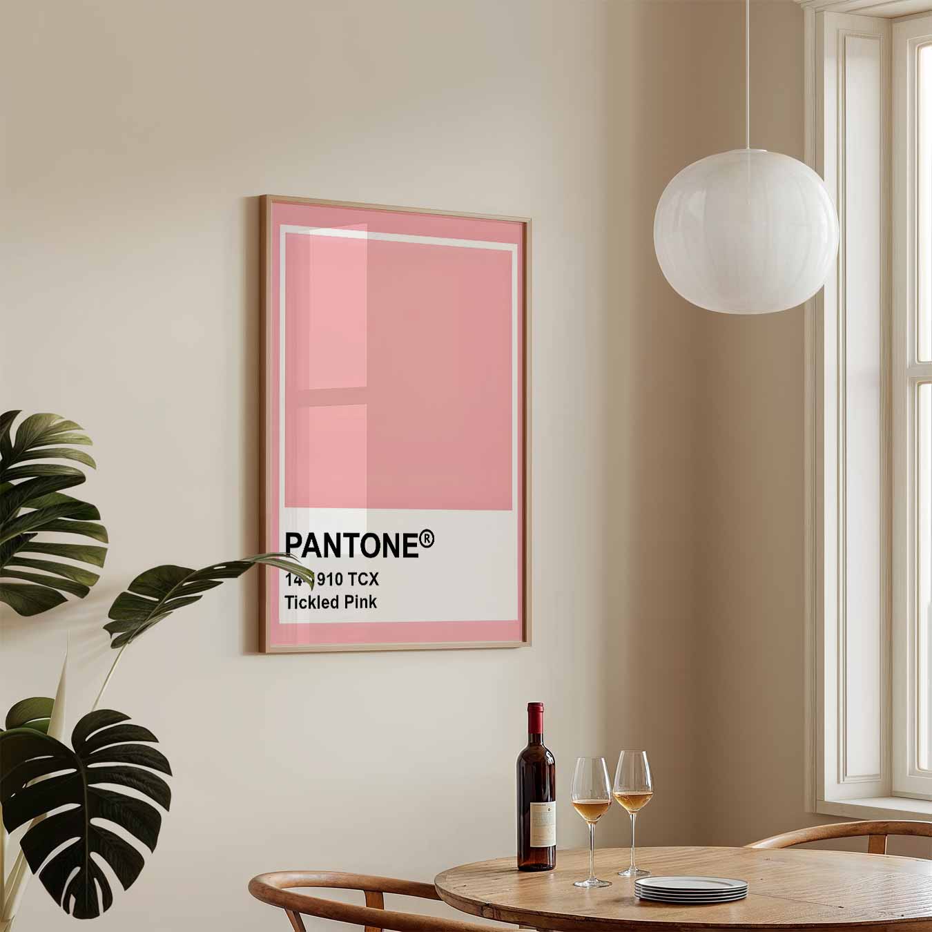 Zachte Roze Vibes Poster-WallArtistic