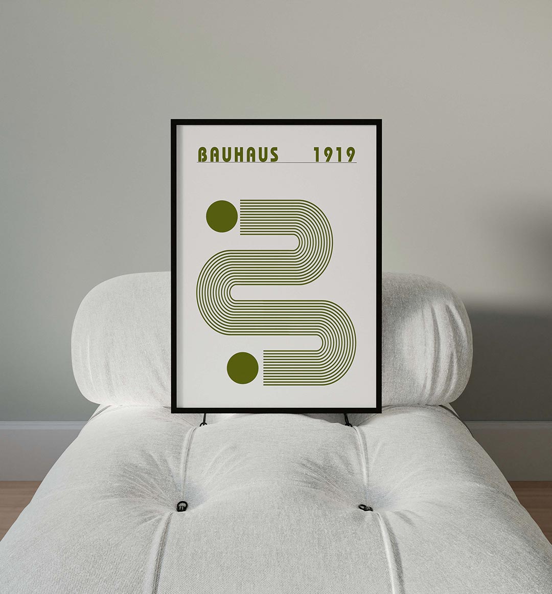 Lijnen en vormen Poster