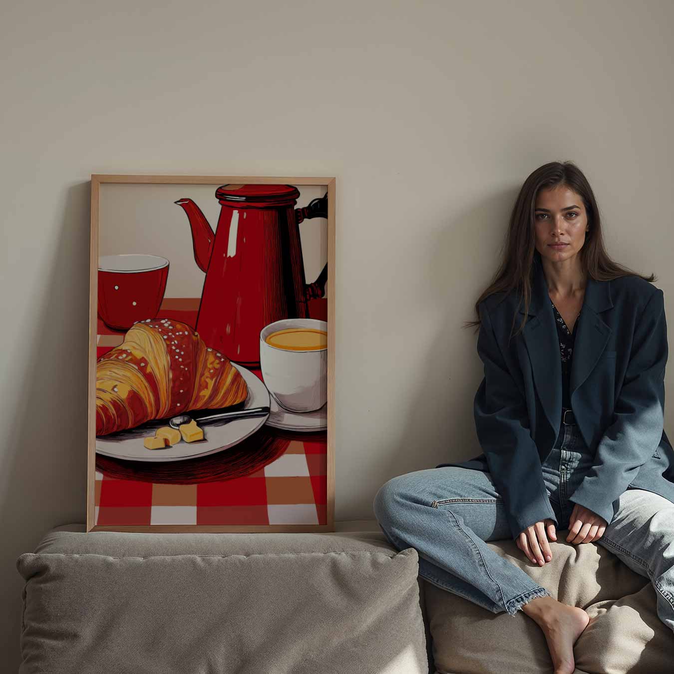 Franse Ontbijt Sfeerposter