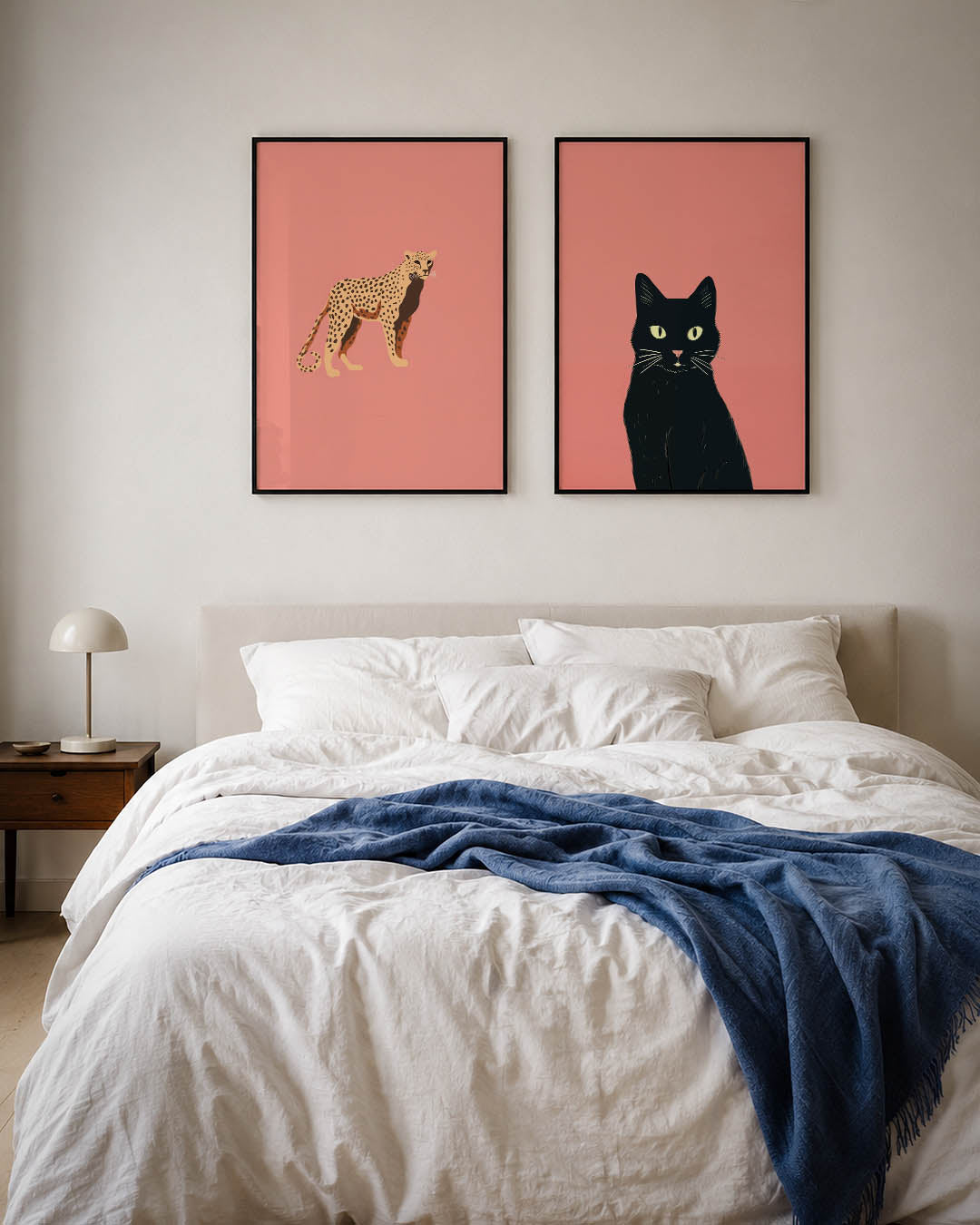 Kleurrijke dierenfiguur Posterset