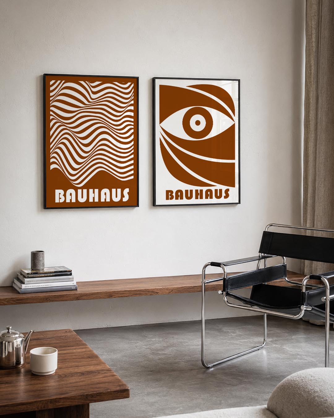 Golvend lijnenspel Postersets