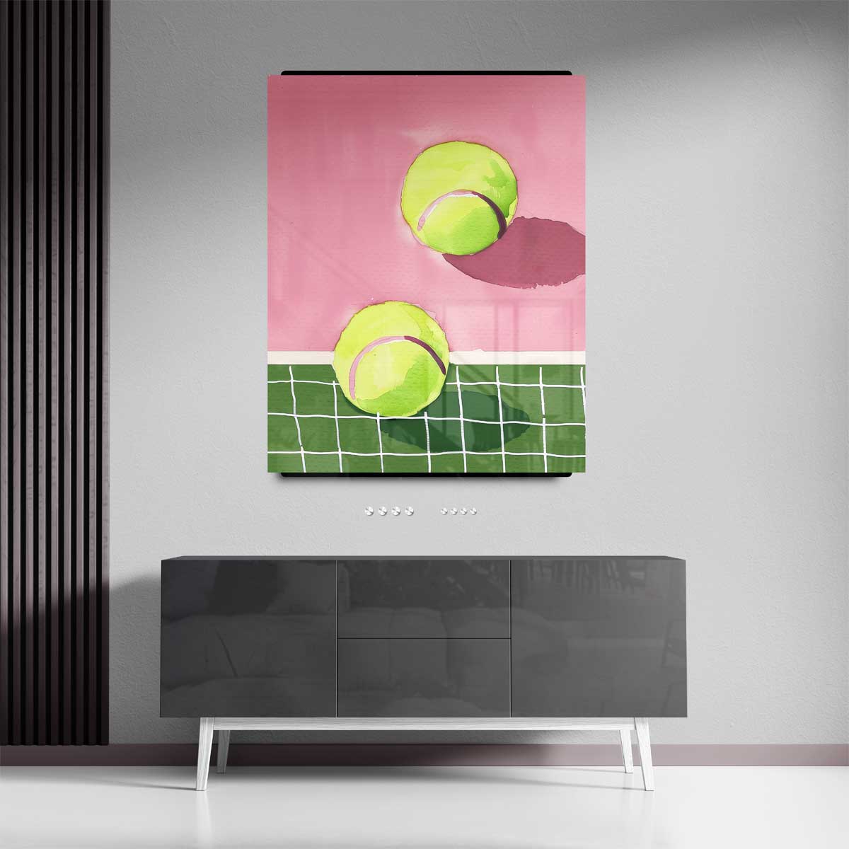Tennis Dromen Kunstwerk-canvas-dibond-plexiglas-wanddecoratie-WallArtistic