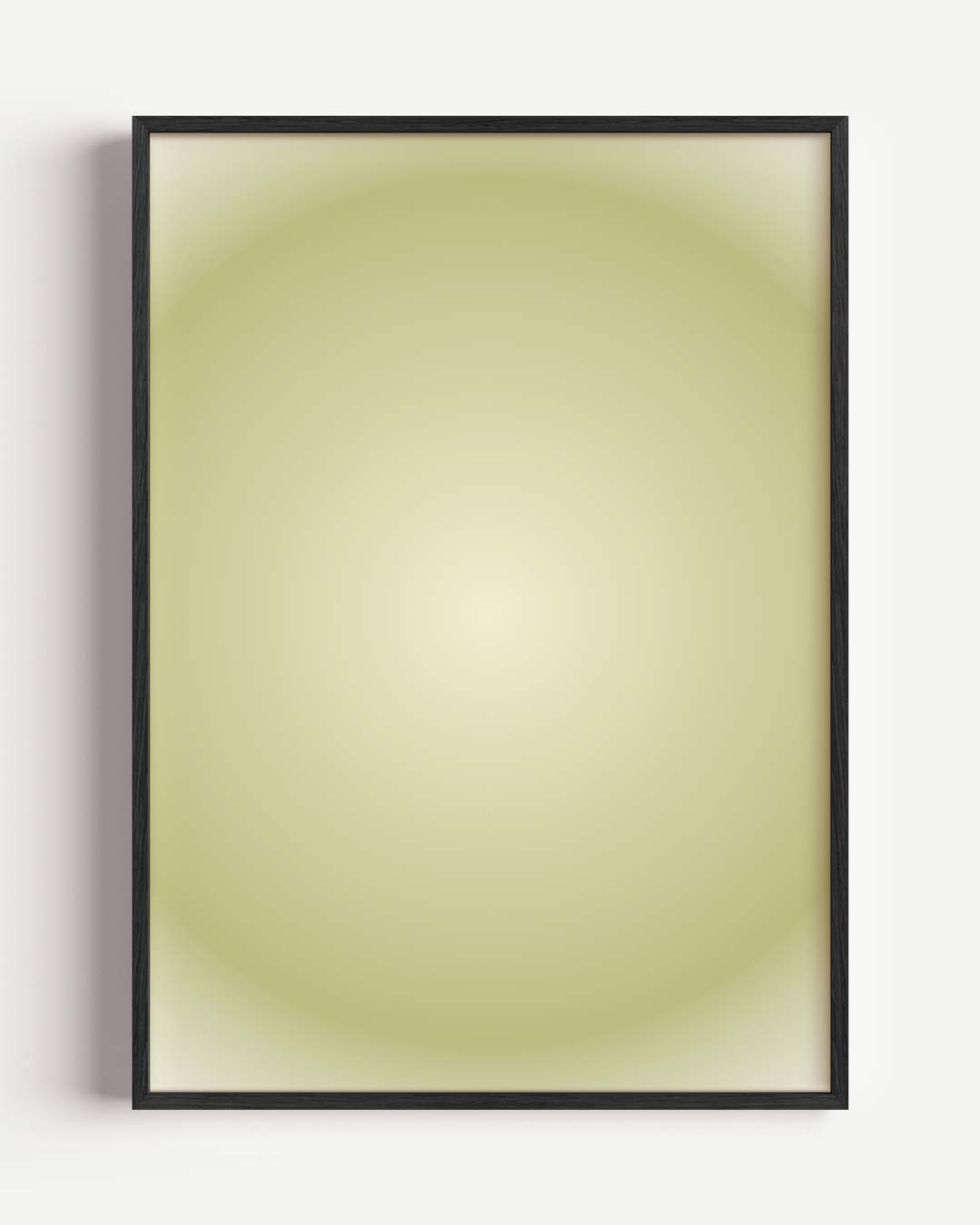 Rustgevende Groen Ombre Poster-WallArtistic