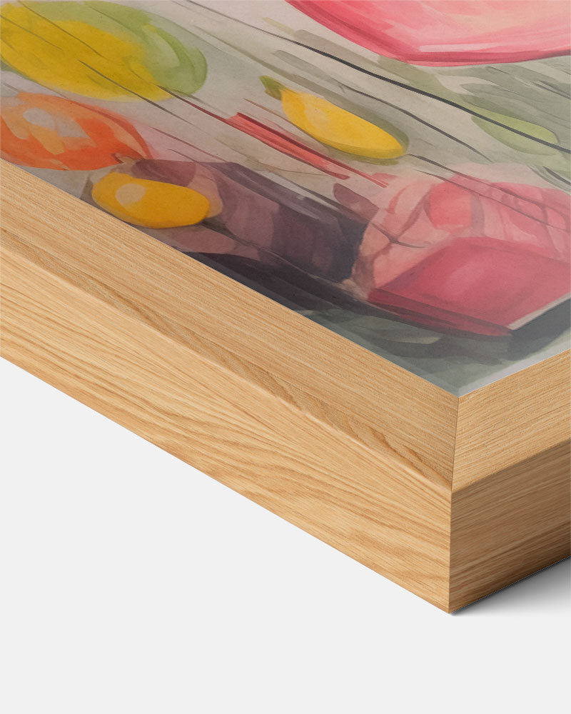 Vrolijke Teddy Beer Feestposter-WallArtistic