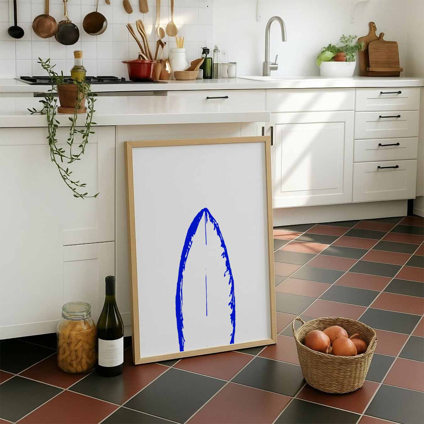 Moderne Bladkunst Poster